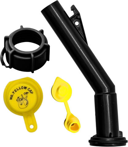 Gas Can Spout Replacement For 𝐎𝐥𝐝 𝐒𝐭𝐲𝐥𝐞 𝐁𝐥𝐢𝐭𝐳 𝐂𝐚𝐧𝐬 𝐎𝐍𝐋𝐘 - EASY TO INSTALL Gas Cap Replacement, Gas Can Nozzle Kit For 5 Gallon Gas Can Lids & Diesel Fuel Can, 2-Pack