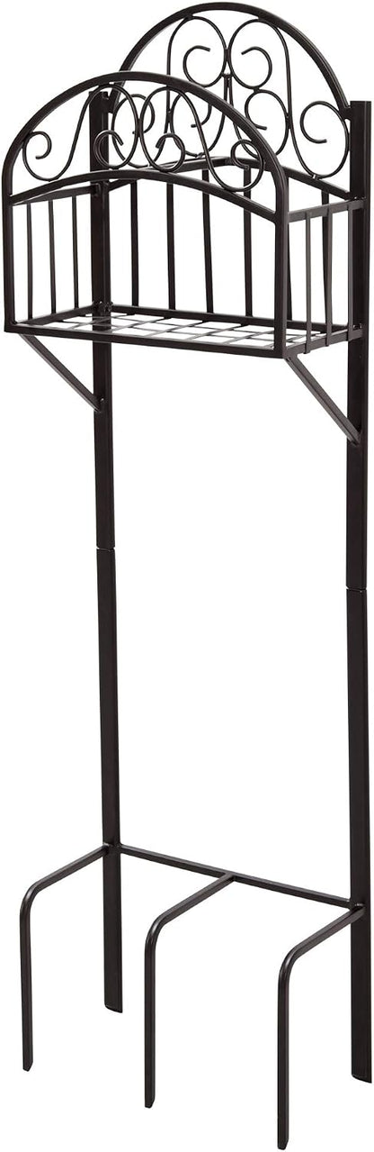 Liberty Garden 640-KD Decorative w/Bib Hose Stand, Black
