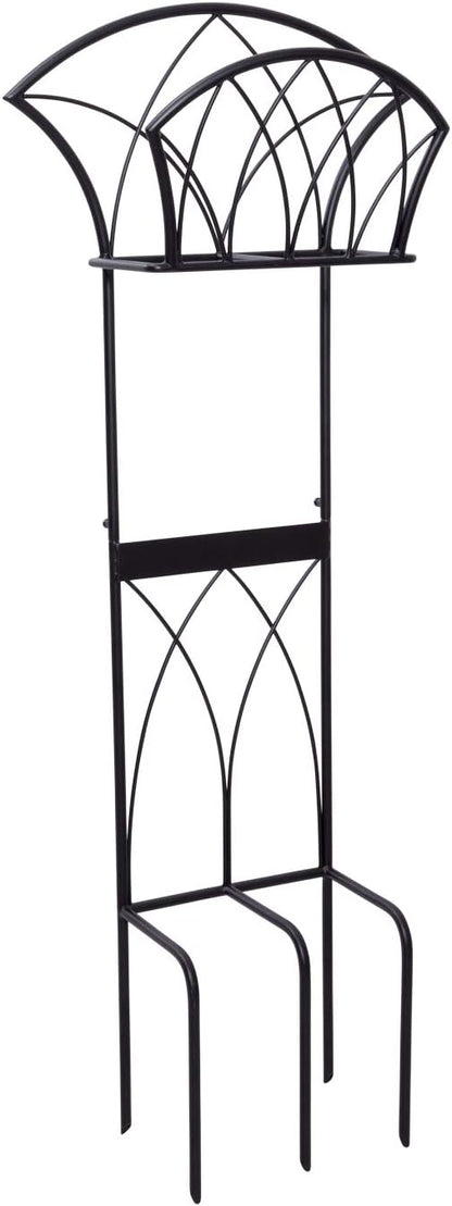 Liberty Garden 640-KD Decorative w/Bib Hose Stand, Black