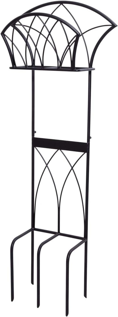 Liberty Garden 640-KD Decorative w/Bib Hose Stand, Black