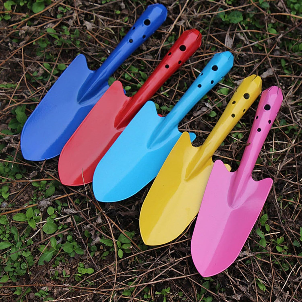 Trowel Garden Tool, Heavy Duty Strong Small Mini Shovel with Ergonomic Handle,Metal Durable Rust Resistant Trowel Garden Tool for Soil Digging Transplanting Planting Camping Weeding Farm Outdoor