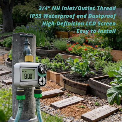 Sprinkler Timer for Garden Hose, Programmable Brass Water Timer
