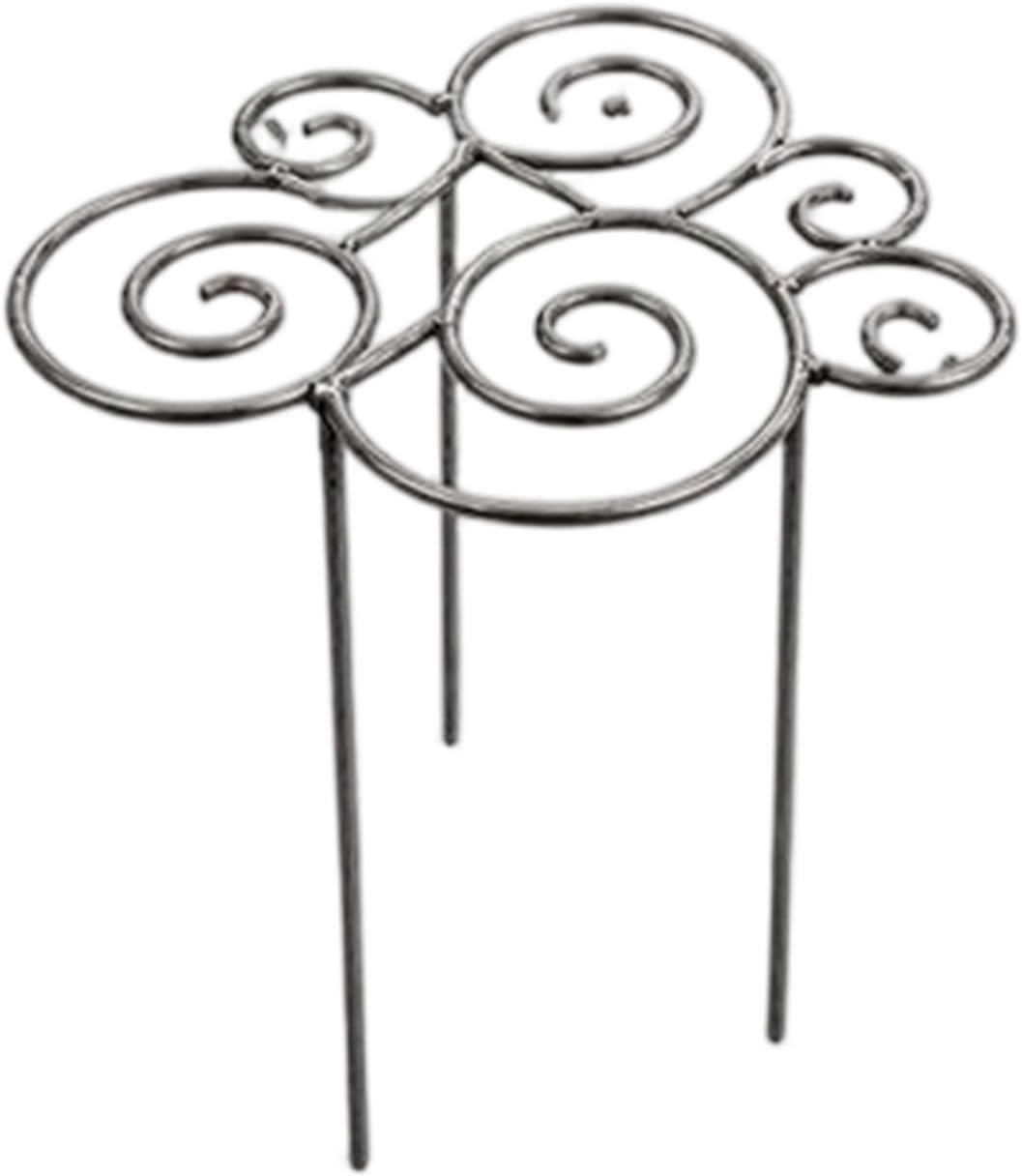 Peony Cages and Supports, Grow Through Plant Support, 3 Size Metal Flower Support Rings, Outdoor Garden Peonies Cages for Vegetables, Roses, Tomatoes (M)