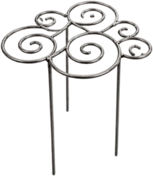 Peony Cages and Supports, Grow Through Plant Support, 3 Size Metal Flower Support Rings, Outdoor Garden Peonies Cages for Vegetables, Roses, Tomatoes (M)