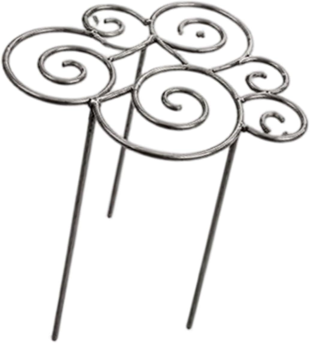 Peony Cages and Supports, Grow Through Plant Support, 3 Size Metal Flower Support Rings, Outdoor Garden Peonies Cages for Vegetables, Roses, Tomatoes (M)