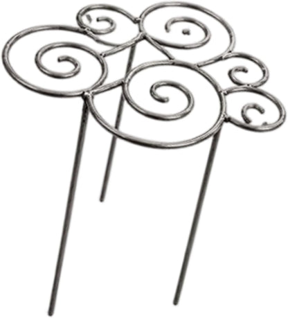 Peony Cages and Supports, Grow Through Plant Support, 3 Size Metal Flower Support Rings, Outdoor Garden Peonies Cages for Vegetables, Roses, Tomatoes (M)