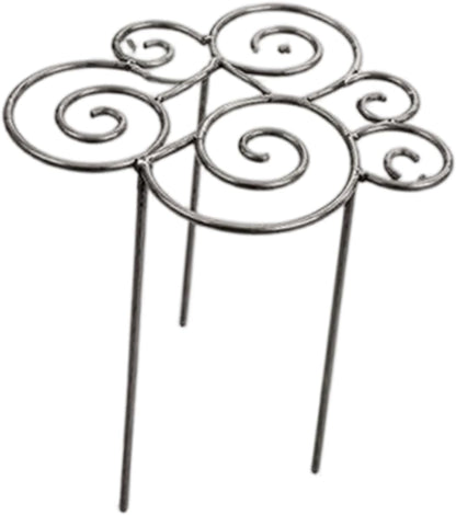 Peony Cages and Supports, Grow Through Plant Support, 3 Size Metal Flower Support Rings, Outdoor Garden Peonies Cages for Vegetables, Roses, Tomatoes (M)