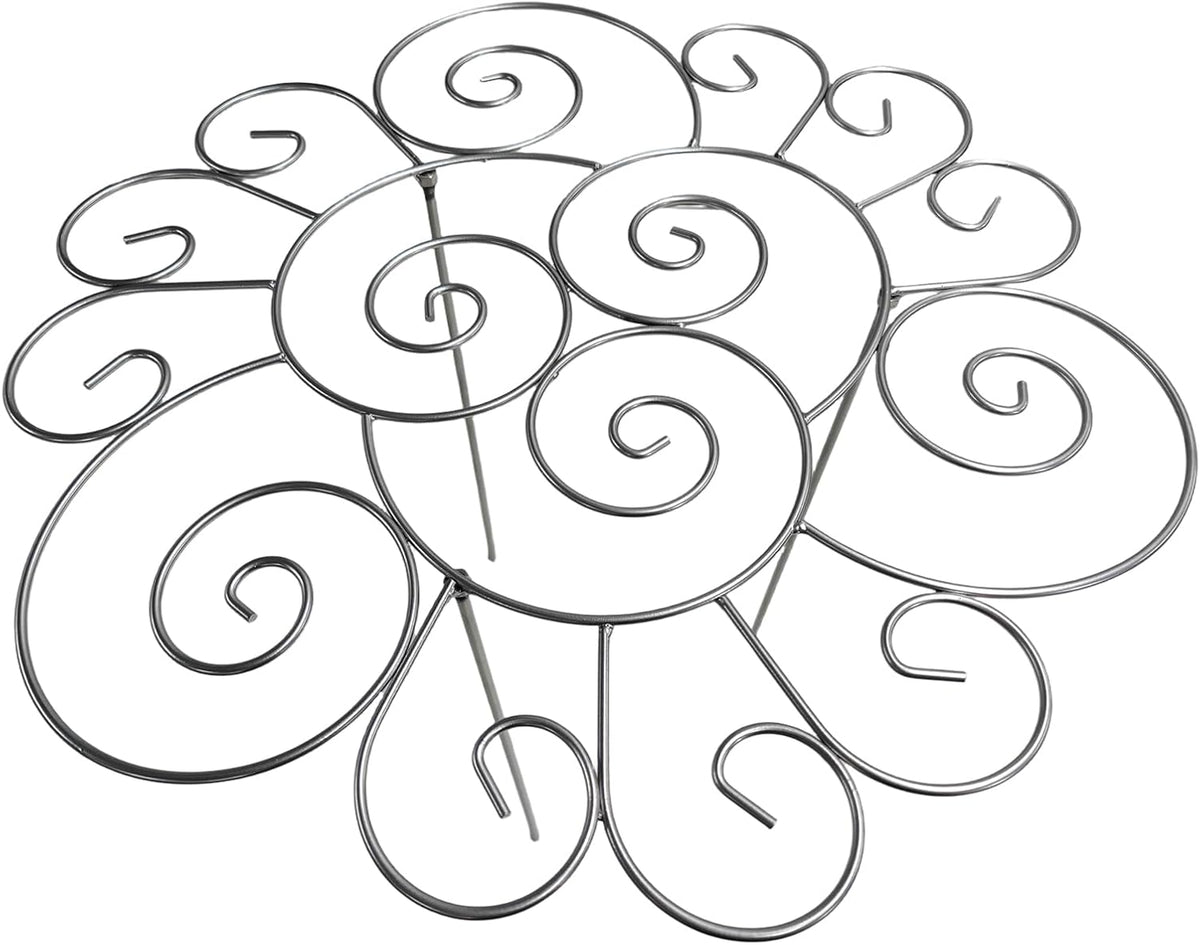 Peony Cages and Supports, Grow Through Plant Support, 3 Size Metal Flower Support Rings, Outdoor Garden Peonies Cages for Vegetables, Roses, Tomatoes (M)