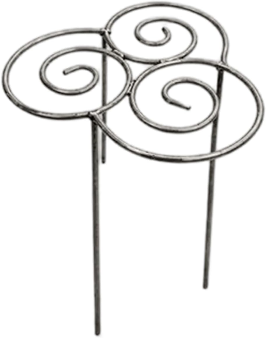 Peony Cages and Supports, Grow Through Plant Support, 3 Size Metal Flower Support Rings, Outdoor Garden Peonies Cages for Vegetables, Roses, Tomatoes (M)