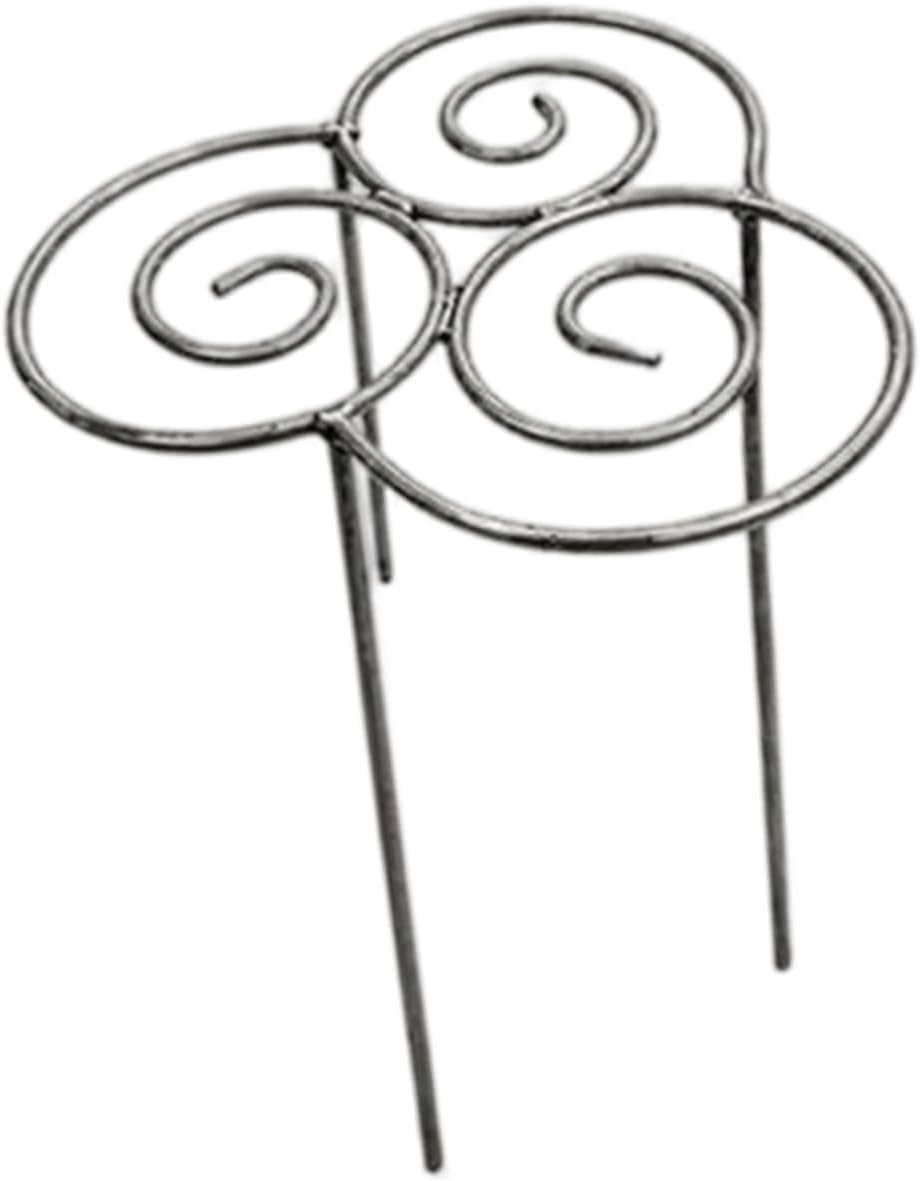 Peony Cages and Supports, Grow Through Plant Support, 3 Size Metal Flower Support Rings, Outdoor Garden Peonies Cages for Vegetables, Roses, Tomatoes (M)