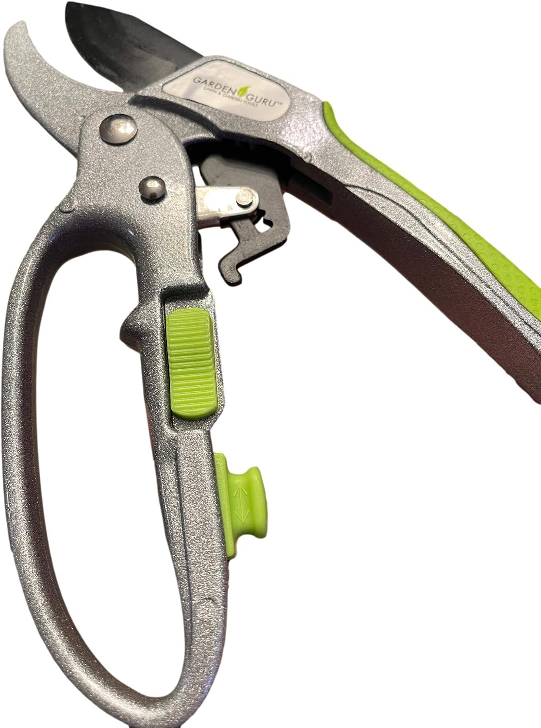 2 in 1 Ratchet Pruning Shears Clippers – 4X Cutting Power – Ratcheting Garden Anvil Pruners Scissors - Ergonomic Grip - Makes Tough Cuts Easy - Great for Seniors & Arthritic Hands
