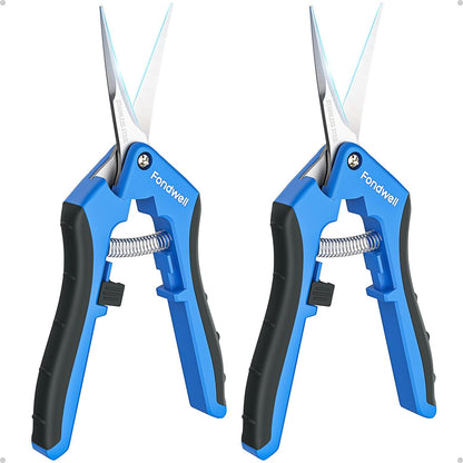 6" Small Pruning Shears Garden Scissors for Indoor Plants Trimming