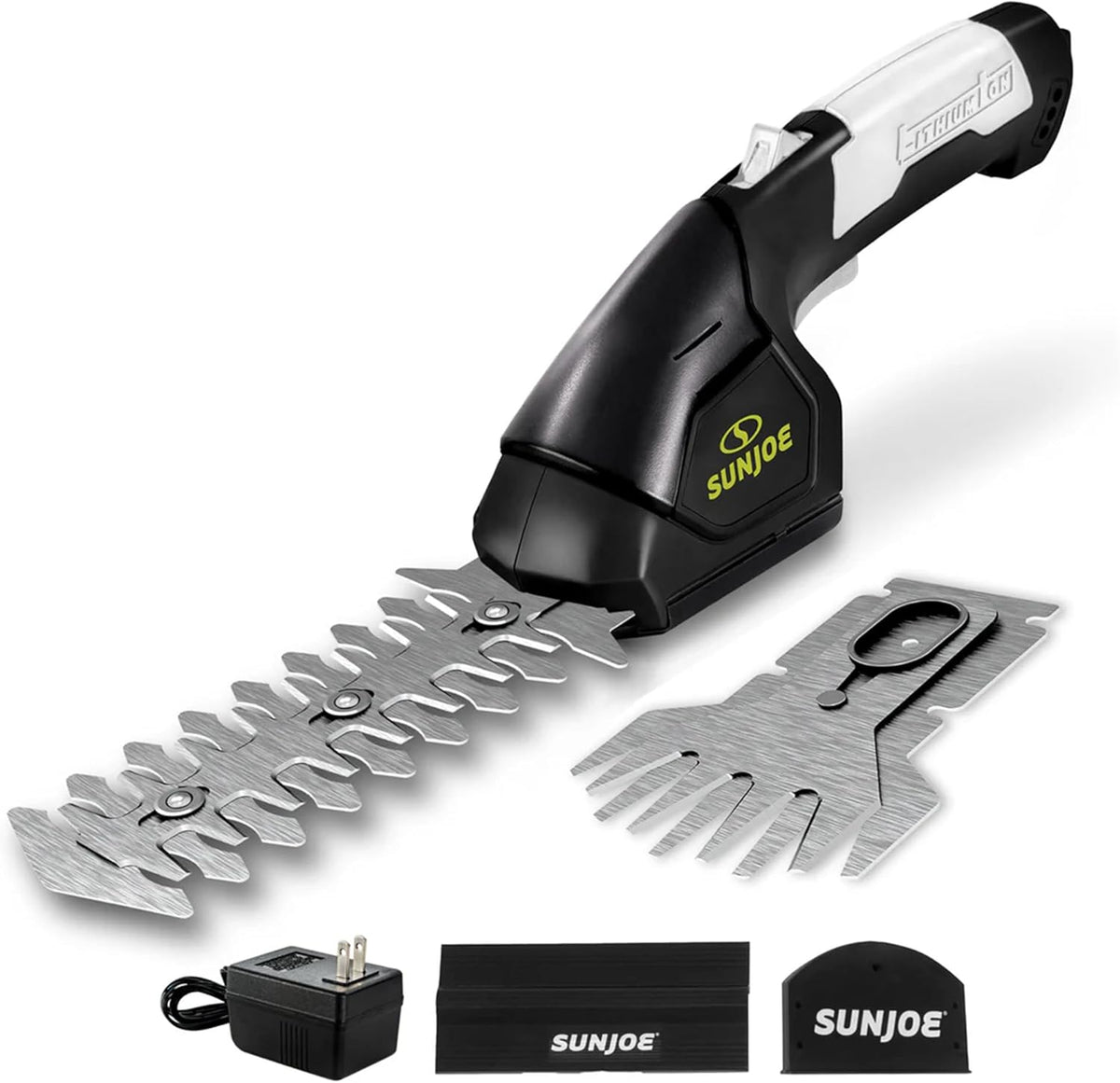 Cordless 2-in-1 Grass Shear Hedge Trimmer, 7.2V, 4in/6in Blade