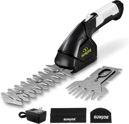 Cordless 2-in-1 Grass Shear Hedge Trimmer, 7.2V, 4in/6in Blade