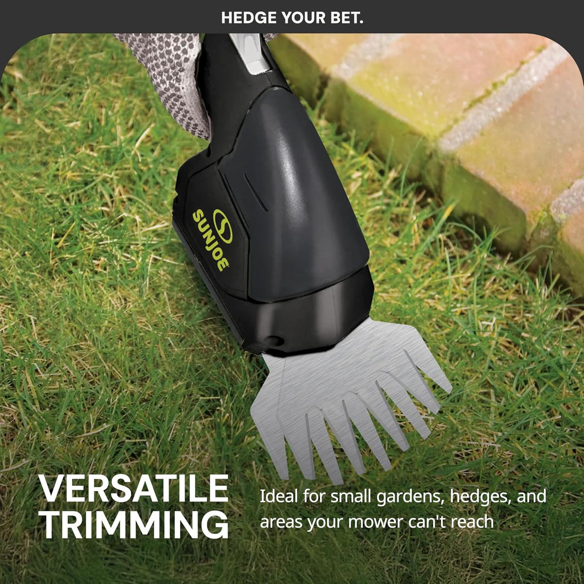 Cordless 2-in-1 Grass Shear Hedge Trimmer, 7.2V, 4in/6in Blade