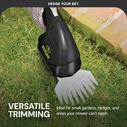 Cordless 2-in-1 Grass Shear Hedge Trimmer, 7.2V, 4in/6in Blade