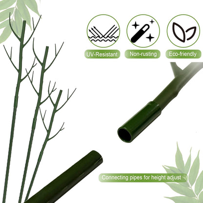 Plant Support Stakes for Indoor Plants, 2-Pack Plant Trellis, Brown