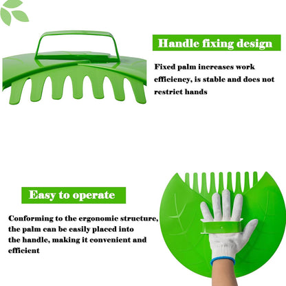 Hand Rakes,Leaf Scoops and Leaf Claws for Picking up Leaves