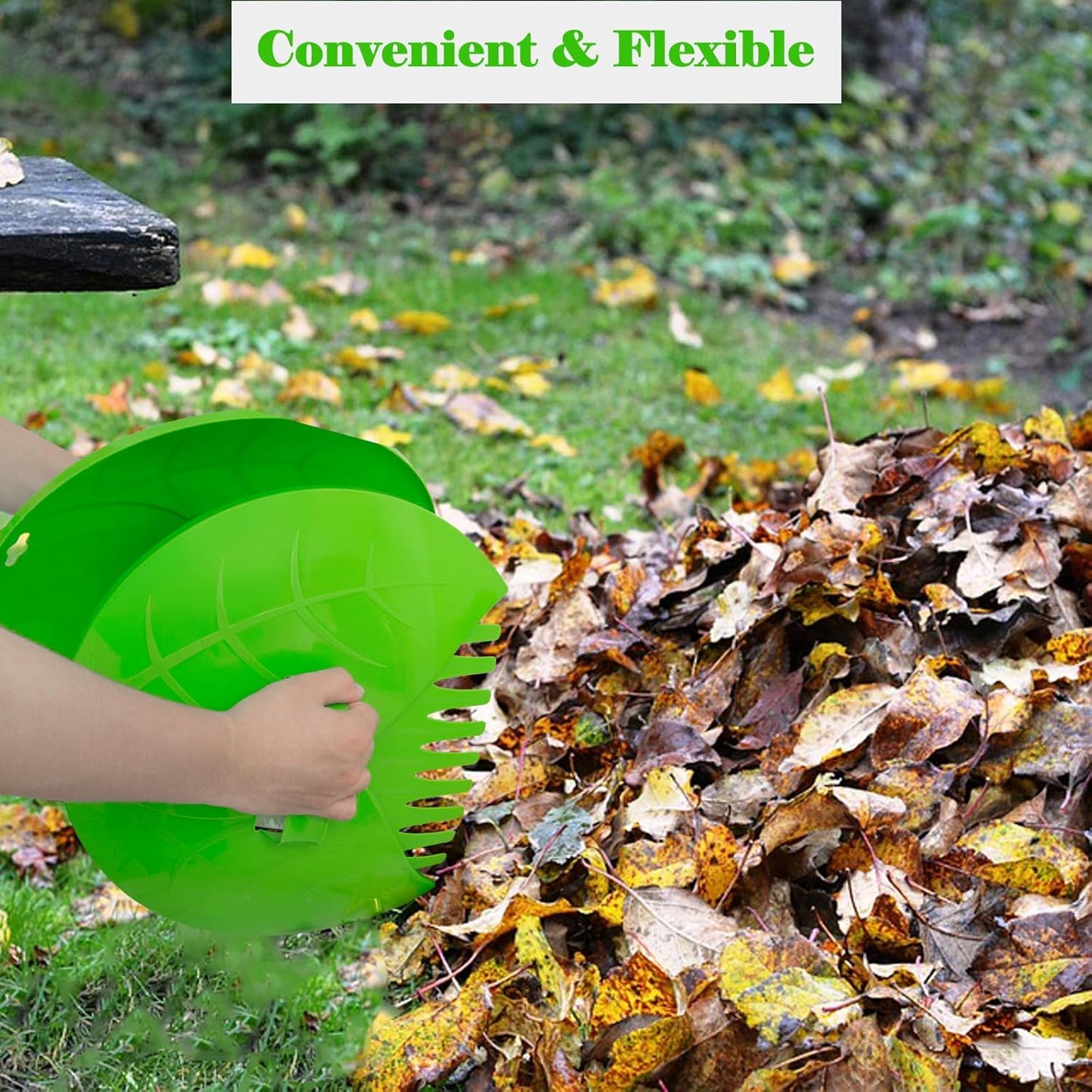 Hand Rakes,Leaf Scoops and Leaf Claws for Picking up Leaves