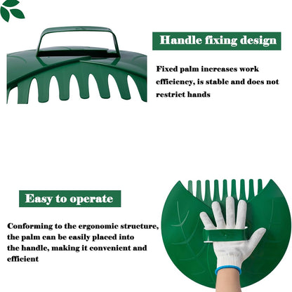 Hand Rakes,Leaf Scoops and Leaf Claws for Picking up Leaves
