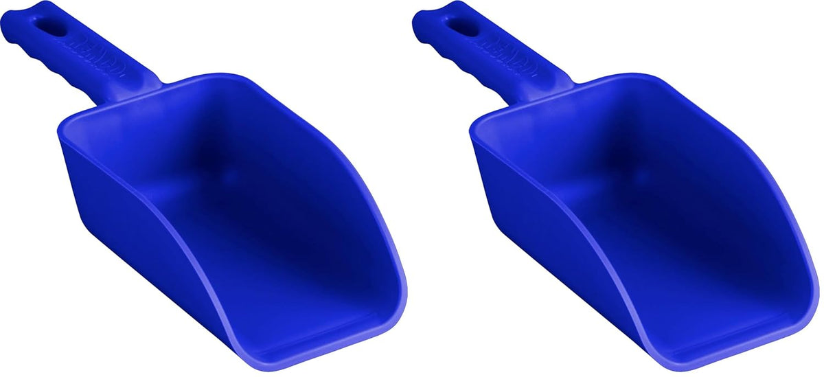 Vikan 63003 Color-Coded Plastic Hand Scoop - BPA-Free Food-Safe Kitchen Utensils, Restaurant and Food Service Supplies, 16 oz, Blue