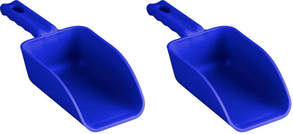 Vikan 63003 Color-Coded Plastic Hand Scoop - BPA-Free Food-Safe Kitchen Utensils, Restaurant and Food Service Supplies, 16 oz, Blue