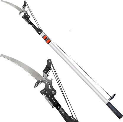 2-in-1 Manual Telescopic Tree Pruner & Pole Saw