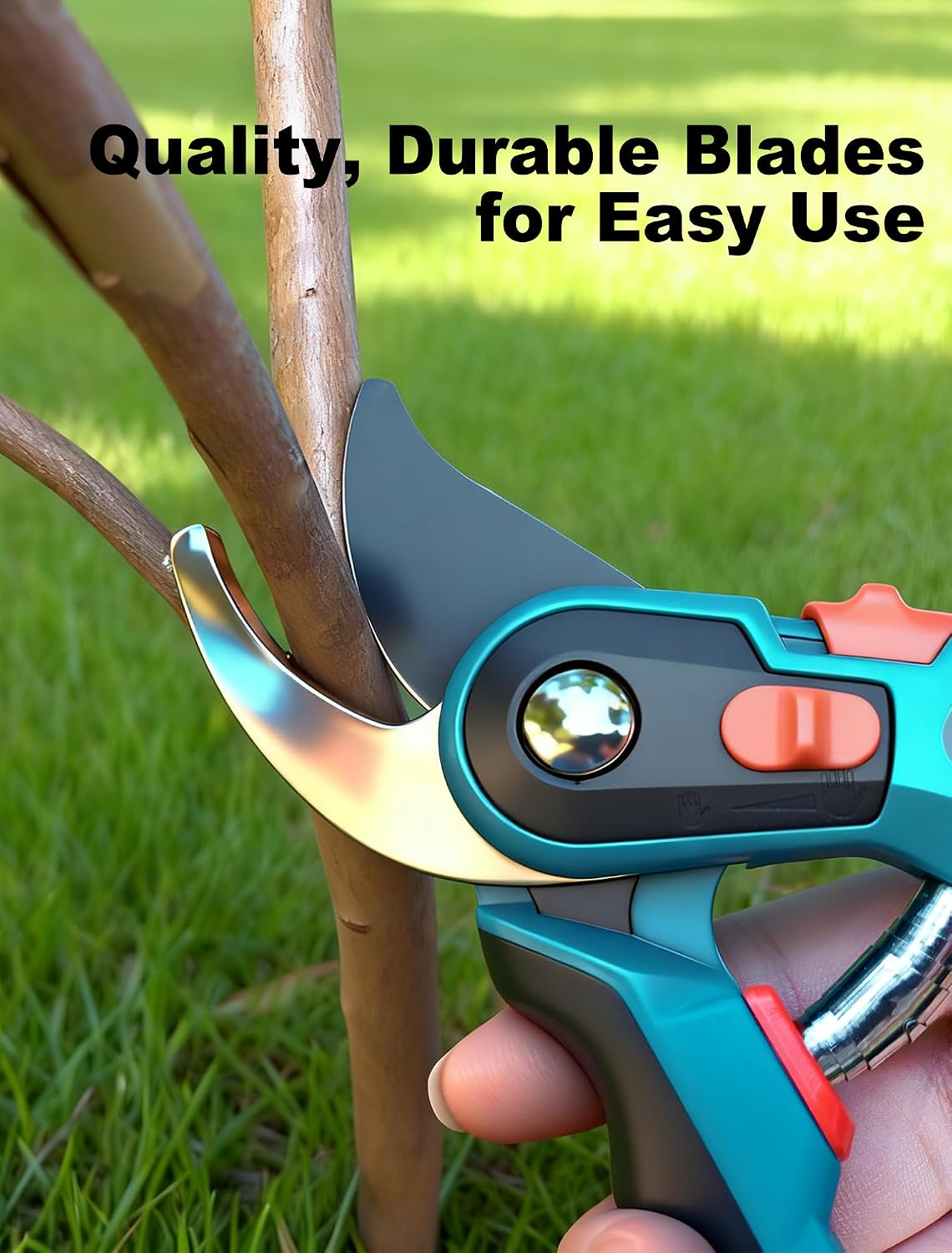 Pruning Shears, Garden Clipper with High-Elasticity Spring, Professional SK5 Steel Blades, Adjustable Handle Opening, Gardening Plant Pruners for Branch Cutting
