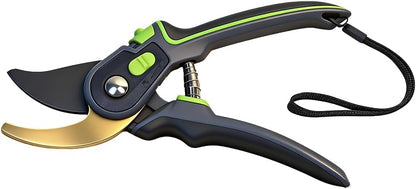 Pruning Shears, Garden Clipper with High-Elasticity Spring, Professional SK5 Steel Blades, Adjustable Handle Opening, Gardening Plant Pruners for Branch Cutting