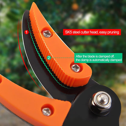 143010 Long Reach 3.5 ft (1.0m) Cut & Hold Bypass Pruner - Lightweight Aluminum, Rust-Resistant, Ergonomic Grip, 1/4" Max Cut - Ideal for Precision Gardening & Pruning