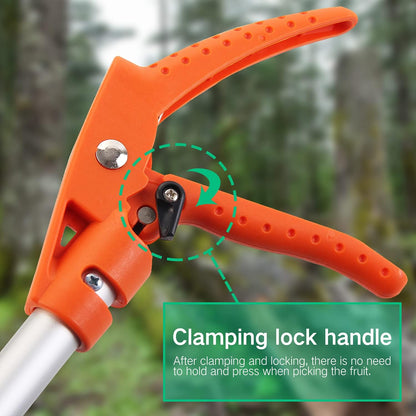 143010 Long Reach 3.5 ft (1.0m) Cut & Hold Bypass Pruner - Lightweight Aluminum, Rust-Resistant, Ergonomic Grip, 1/4" Max Cut - Ideal for Precision Gardening & Pruning