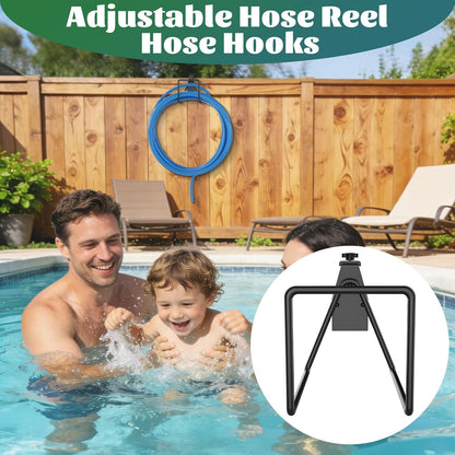 Garden Hose Holder,Adjustable Hose Hanger Wall Mount for Pool Equipment(2)