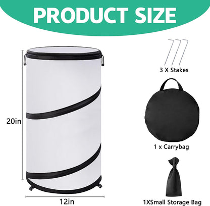 8" x 13" x 22" Pop Up Frost Protection Plant Cone, Non-Woven Winter Plants Freeze Protection Tent, Cold Weather Insulated Plant Protective Cone Cover for Ice Snow Frost Protector Indoor & Outdoor