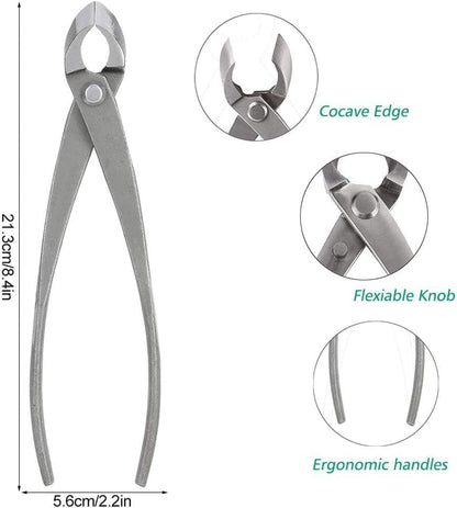Concave Branch Cutter 8 Inch Carbon Steel Bonsai Shears