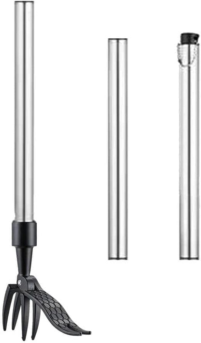 Stand Up Weed Puller Tool Weeding Head Replacement Manual Remover Weed Puller Tool with Foot Plate Handheld Weed Picker Tool for Outdoor Garden Lawn Without Bending,Kneeling-(Without Handle)