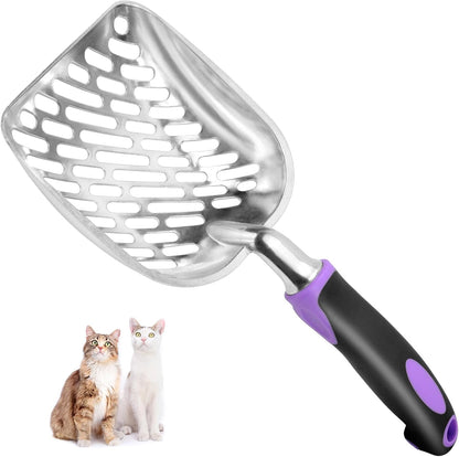 Cat Litter Scoop-Metal Litter Scooper-Kitty Metal Scooper-Long Handle