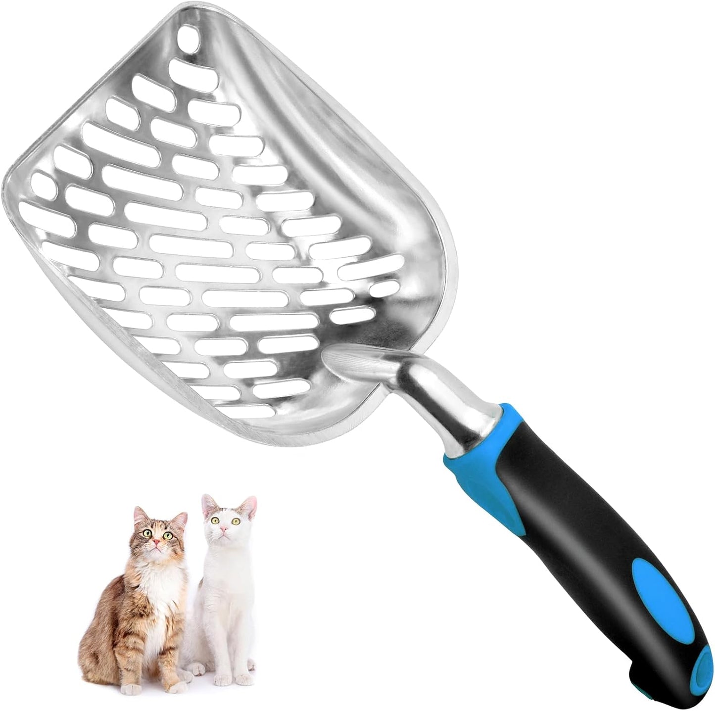 Cat Litter Scoop-Metal Litter Scooper-Kitty Metal Scooper-Long Handle