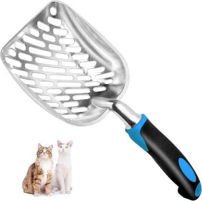 Cat Litter Scoop-Metal Litter Scooper-Kitty Metal Scooper-Long Handle