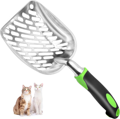 Cat Litter Scoop-Metal Litter Scooper-Kitty Metal Scooper-Long Handle