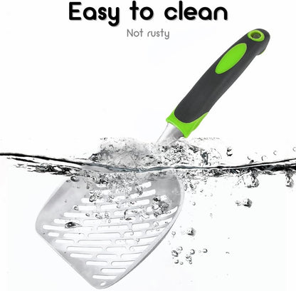 Cat Litter Scoop-Metal Litter Scooper-Kitty Metal Scooper-Long Handle