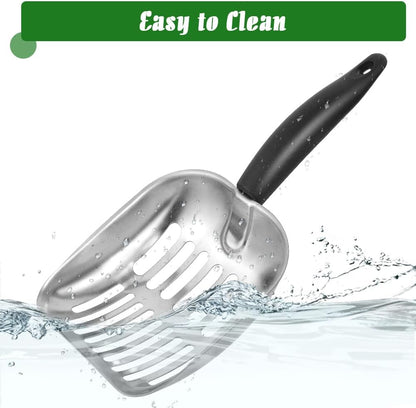 Cat Litter Scoop-Metal Litter Scooper-Kitty Metal Scooper-Long Handle