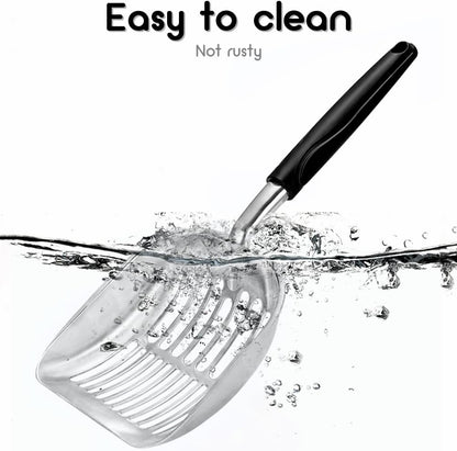 Cat Litter Scoop-Metal Litter Scooper-Kitty Metal Scooper-Long Handle