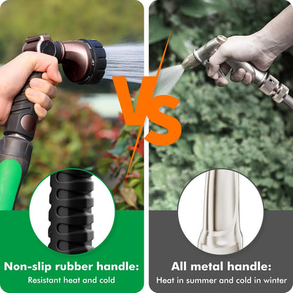 Heavy Duty Hose Nozzle, Metal Garden Water Hose Sprayer