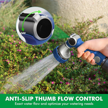 Heavy Duty Hose Nozzle, Metal Garden Water Hose Sprayer