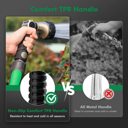 Heavy Duty Hose Nozzle, Metal Garden Water Hose Sprayer