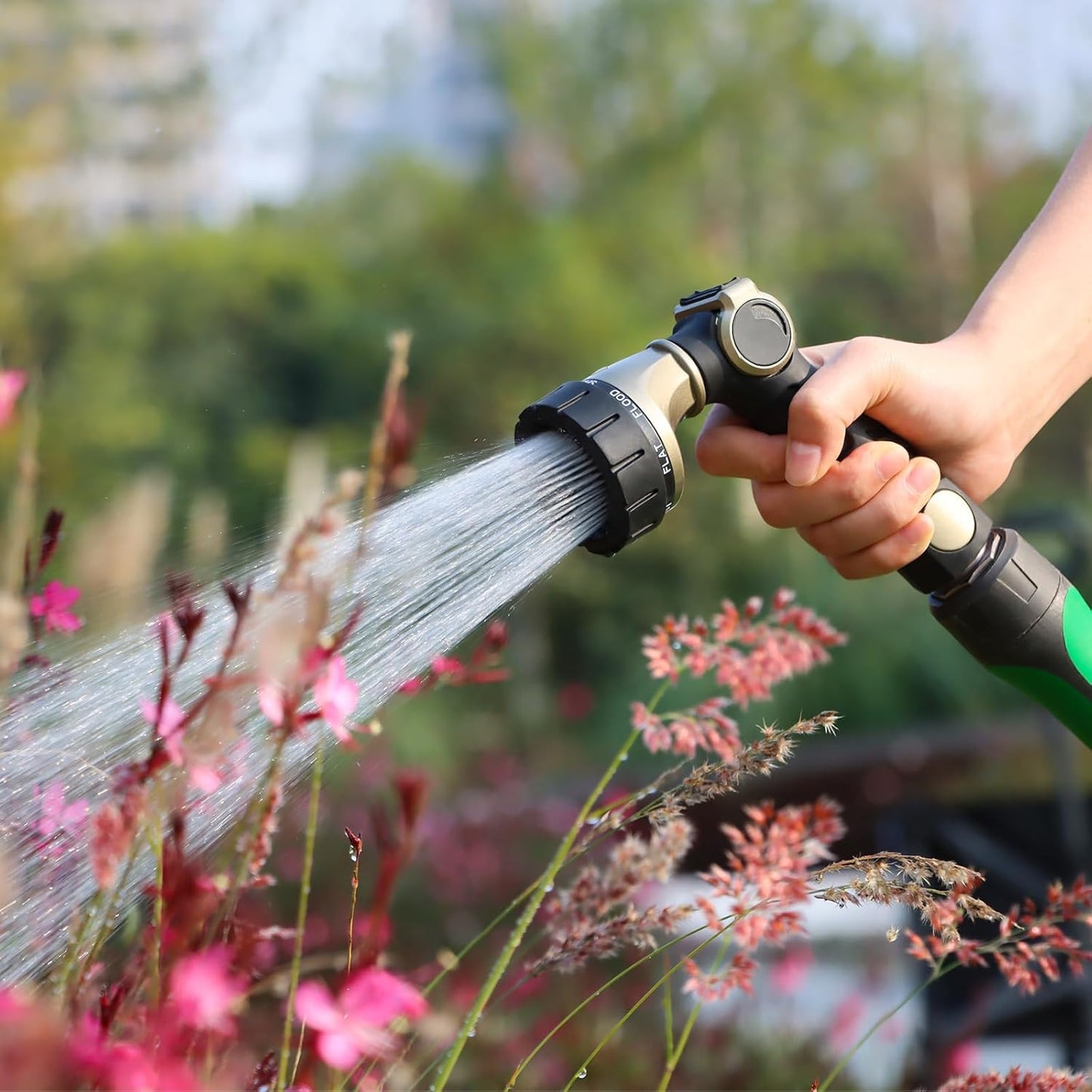 Heavy Duty Hose Nozzle, Metal Garden Water Hose Sprayer