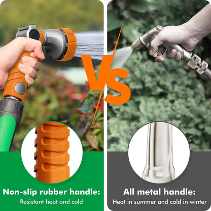 Heavy Duty Hose Nozzle, Metal Garden Water Hose Sprayer
