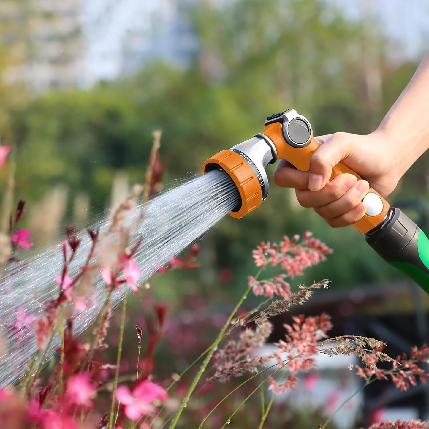 Heavy Duty Hose Nozzle, Metal Garden Water Hose Sprayer