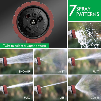 Heavy Duty Hose Nozzle, Metal Garden Water Hose Sprayer