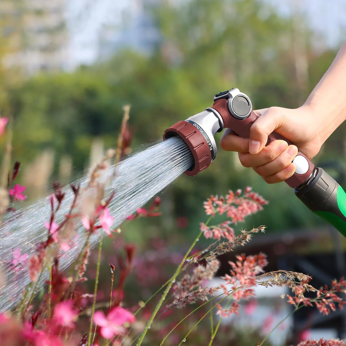 Heavy Duty Hose Nozzle, Metal Garden Water Hose Sprayer